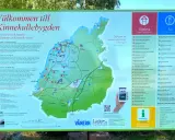 En karta över Kinnekulle med sevärdheter, restauranger och boenden. Utforska naturen och kulturen på Kinnekulle!